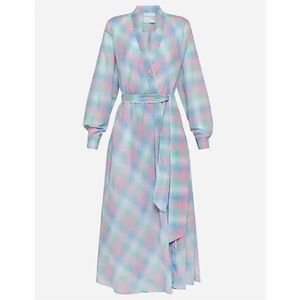 Forte Forte Plaid Cotton Shirt Dress Size 0.